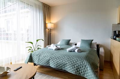 Schlafsofa für Langzeitaufenthalte 