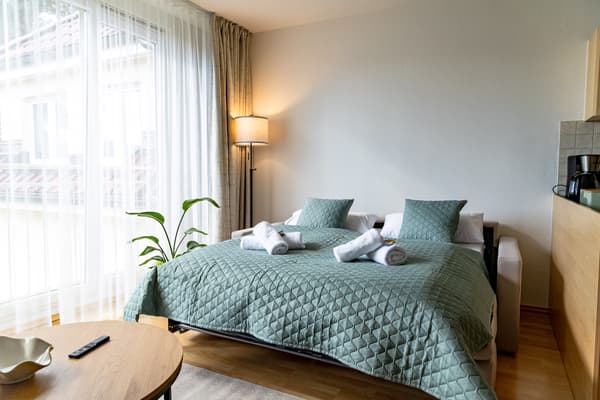 Schlafsofa für Langzeitaufenthalte 