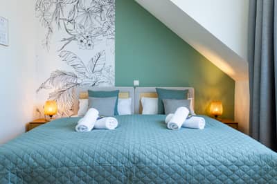 Liebevoll eingerichtetes Schlafzimmer